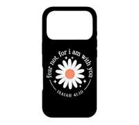 Custodia per iPhone 17 Pro Non temere per io sono con te Isaia 41:10 Christian Daisy Art