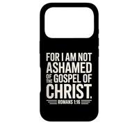 Custodia per iPhone 17 Pro Non vergognarsi Gesù Vangelo Romani 1:16 Christian