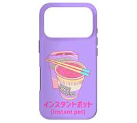 Custodia per iPhone 17 Pro Noodles Shirt Soup Noodles Instant Pot Vaporwave Retro Style