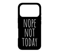 Custodia per iPhone 17 Pro Nope Not Today Che ne Dici di No Bradipo Memes