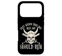 Custodia per iPhone 17 Pro Nordic Viking: That Which Does Not Kill Me Should Run