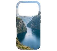 Custodia per iPhone 17 Pro Norvegese Fiordo montagna scogliere acqua paesaggio scenico