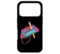 Custodia per iPhone 17 Pro Nostalgic, nastro a cassetta Rollback Rewind, anni '80 e '90