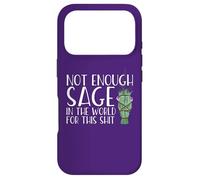 Custodia per iPhone 17 Pro NOT ENOUGH SAGE IN THE WORLD FOR THIS SHIT Meme Divertente