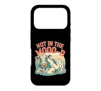 Custodia per iPhone 17 Pro Not In The Moo-d Moo-d Mucca Divertente Sarcastico Bovino