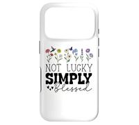 Custodia per iPhone 17 Pro Not Simply Lucky Blessed Sign,I'm Just Not Lucky Blessed