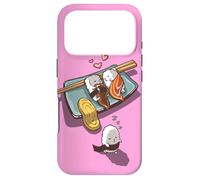 Custodia per iPhone 17 Pro Notte romantica con Sushi Cuddling mentre Mate Sleepwalking