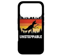 Custodia per iPhone 17 Pro Now I'm Unstoppable - Funny Vintage T-Rex Dinosaur
