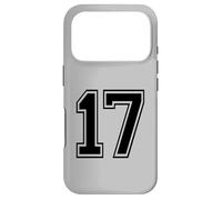 Custodia per iPhone 17 Pro Numero Diciassette #17 Uniforme Squadra Sportiva Compleanno 17