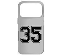 Custodia per iPhone 17 Pro Numero trenta cinque # 35 Sport Team Uniforme Compleanno 35