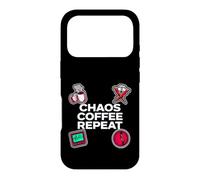 Custodia per iPhone 17 Pro Nurse Life Chaos Coffee Repeat ER Medical