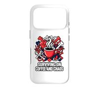 Custodia per iPhone 17 Pro Nurse Life Surviving On Coffee And Chaos ER