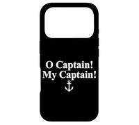 Custodia per iPhone 17 Pro O CAPITANO! MY CAPITAN! WALT WHITMAN POEM ANCORA