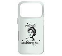 Custodia per iPhone 17 Pro OBSTINATO, TESTA RAGAZZA Jane Austen Citazione Reader Meme
