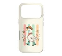 Custodia per iPhone 17 Pro Occa occidentale cappello da cowboy stivali divertenti oche sciocchi amanti degli uccelli