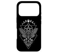 Custodia per iPhone 17 Pro Occultismo Pentagramma Fasi lunari Falena Funghi