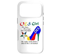 Custodia per iPhone 17 Pro OES Girl Beautiful High Heels Order of the Eastern Star