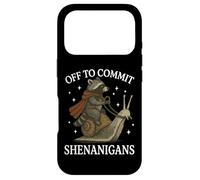 Custodia per iPhone 17 Pro Off To Commit Shenanigans Raccoon
