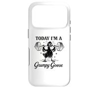 Custodia per iPhone 17 Pro Oggi sono un'oca Grumpy Goose Gym Pun Weightlifting