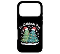 Custodia per iPhone 17 Pro Oh Christmas Tree, simpatico cappello da Babbo Natale Kawaii, divertente per le vacanze in famiglia
