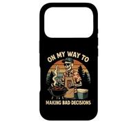 Custodia per iPhone 17 Pro "On My Way to Making Bad Decisions" - Divertente barbecue alla griglia
