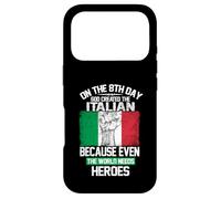 Custodia per iPhone 17 Pro On The Eighth Day God Created The Italian Pride Heroes