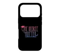 Custodia per iPhone 17 Pro ONE DEGREE HOTTER - Cappello divertente per laureati