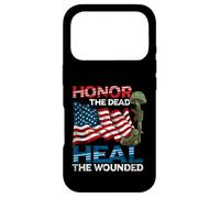 Custodia per iPhone 17 Pro Onore patriottico i morti guariscono il guerriero ferito americano