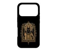 Custodia per iPhone 17 Pro Opera d'arte del tempio geroglifico della divinità egizia ornata di Anubis