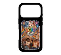 Custodia per iPhone 17 Pro Orgoglio americano LGBT 1776-2026 USA Freedom March