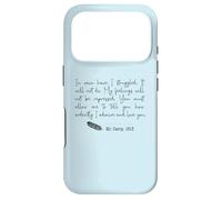 Custodia per iPhone 17 Pro Orgoglio e pregiudizio Jane Austen booktok bookish merch