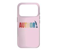 Custodia per iPhone 17 Pro Orgoglioso autore pubblicato mamma papà vintage poeta libro scrittore