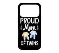 Custodia per iPhone 17 Pro Orgoglioso Mamma Di Fantastici Gemelli Incinta Due Babys Madre