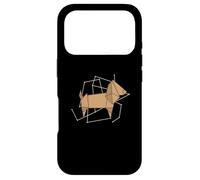 Custodia per iPhone 17 Pro Origami Cane come fresco Animale
