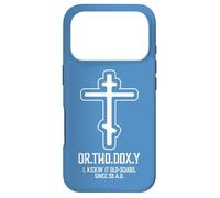 Custodia per iPhone 17 Pro Ortodossia cristiana Definizione divertente Croce ortodossa orientale