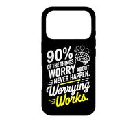 Custodia per iPhone 17 Pro Overthinker Umorismo preoccupante funziona divertente