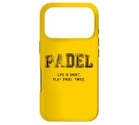 Custodia per iPhone 17 Pro Padel, La vita è breve Gioca a Padel due volte