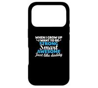 Custodia per iPhone 17 Pro Padre Figlio Matching Quando sarò grande Voglio essere come papà