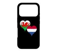 Custodia per iPhone 17 Pro Paesi Bassi Galles Bandiere per Orgoglioso Gallese Olandese
