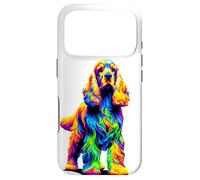 Custodia per iPhone 17 Pro Paint Art English Cocker Spaniel Spaniels