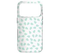 Custodia per iPhone 17 Pro Pale Green Leave Petal Refreshing Tranquil Minimal Pattern