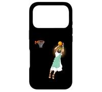 Custodia per iPhone 17 Pro Pallacanestro religioso Gesù Christian Humor Tre Point Shot