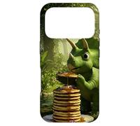 Custodia per iPhone 17 Pro Pancakes Dinosaur Stacking Colazione nella giungla