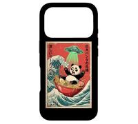 Custodia per iPhone 17 Pro Panda Giapponese Mangiare Ramen Alien UFO Giappone Anime Otaku
