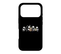 Custodia per iPhone 17 Pro Panda Jazz Pianoforte Sassofono Batteria Contrabbasso Musica