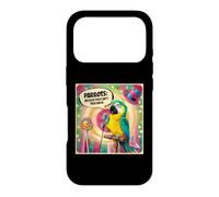 Custodia per iPhone 17 Pro Pappagalli perché i cani non possono rispondere Funny Bird Baby Parrot
