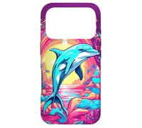 Custodia per iPhone 17 Pro Paradiso Arcobaleno Palma Delfino