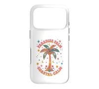 Custodia per iPhone 17 Pro Paradiso Floreale Palma Costiera Calma Groovy Spiaggia Vacanza Vibe