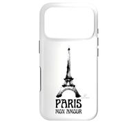 Custodia per iPhone 17 Pro Paris Mon Amour - Torre Eiffel Grafica Artistica a Pennello