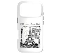 Custodia per iPhone 17 Pro Paris With Love from Paris France French Postcard